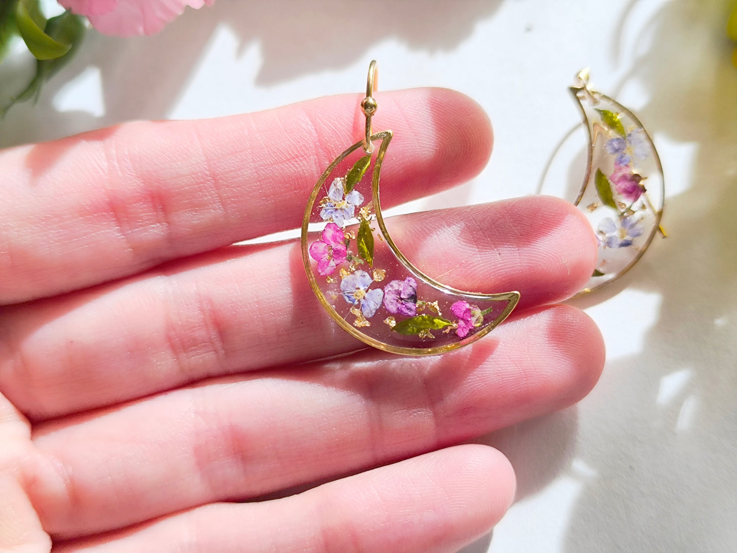 Big Moon Earrings