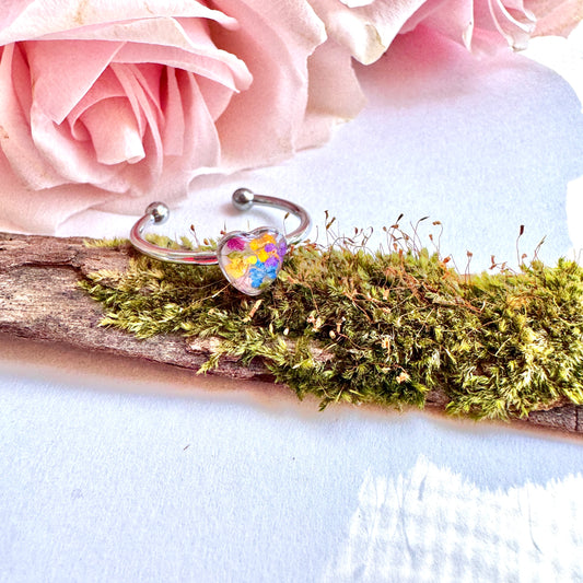 Heart Ring in Silver