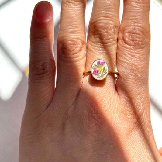 Small Oval Ring N2 gold