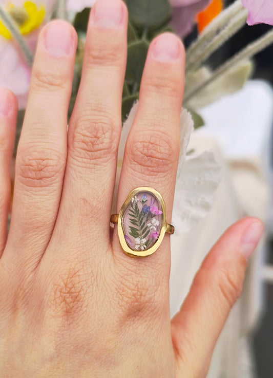 Jacaranda leaves Ring