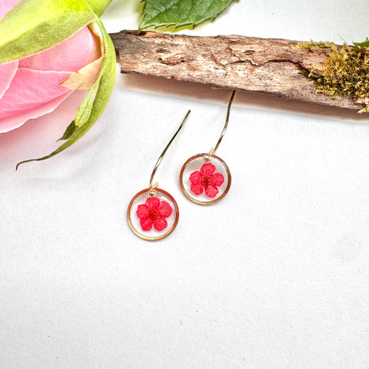 Plum bloosom  earrings