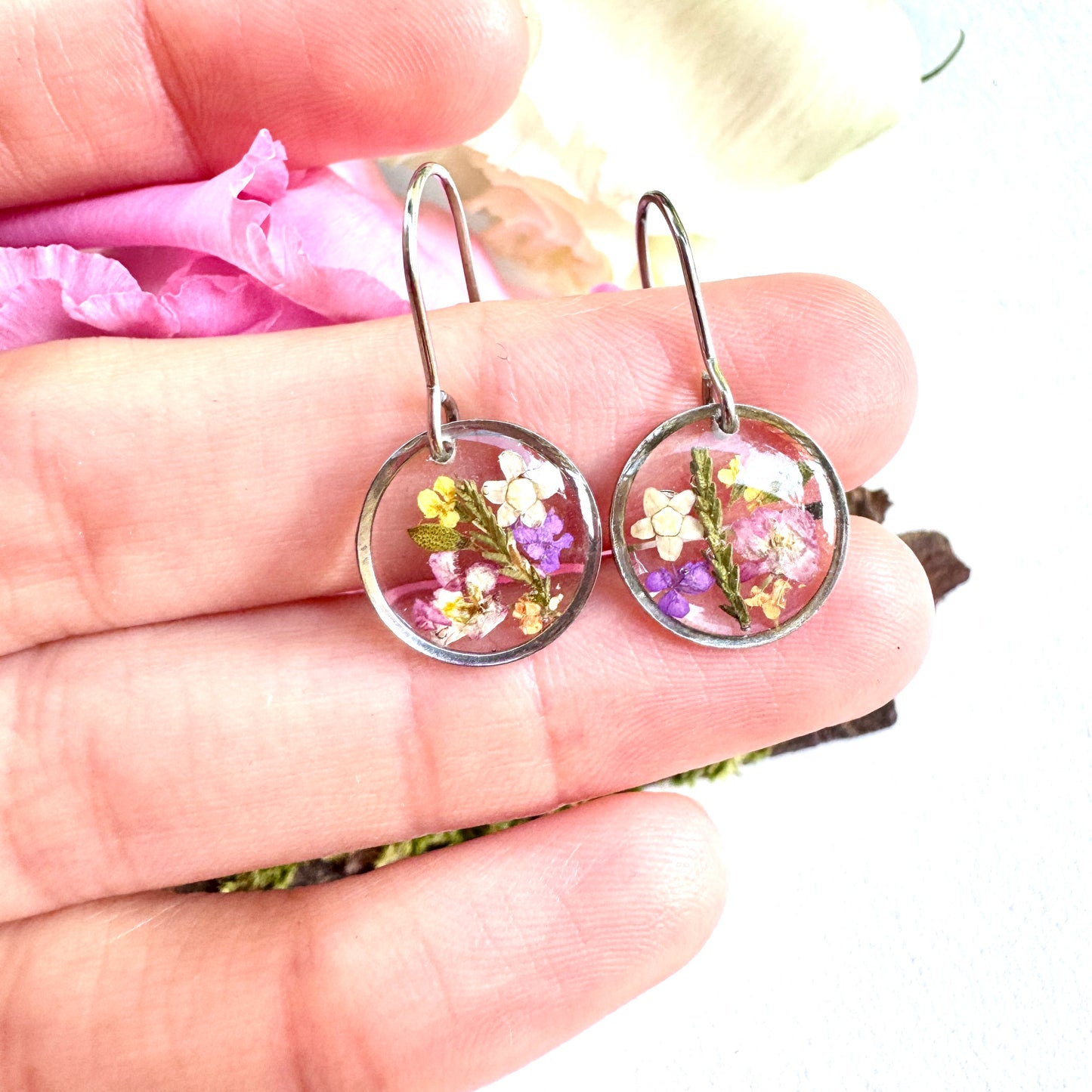 Aussie wild flowers small Earrings
