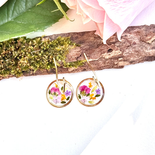 Small Aura Earrings in gold