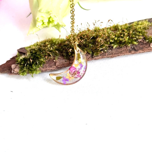 Small Moon Necklace