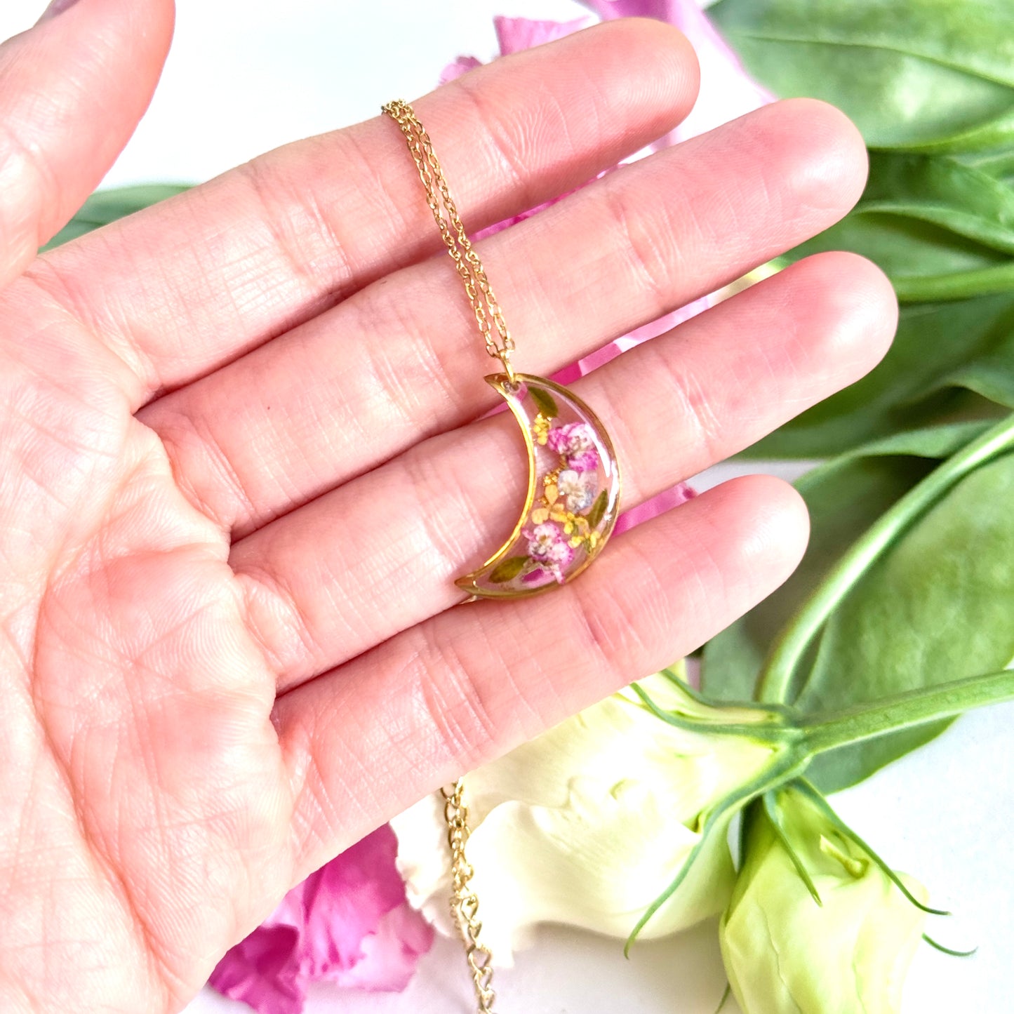 Medium size Moon Necklace