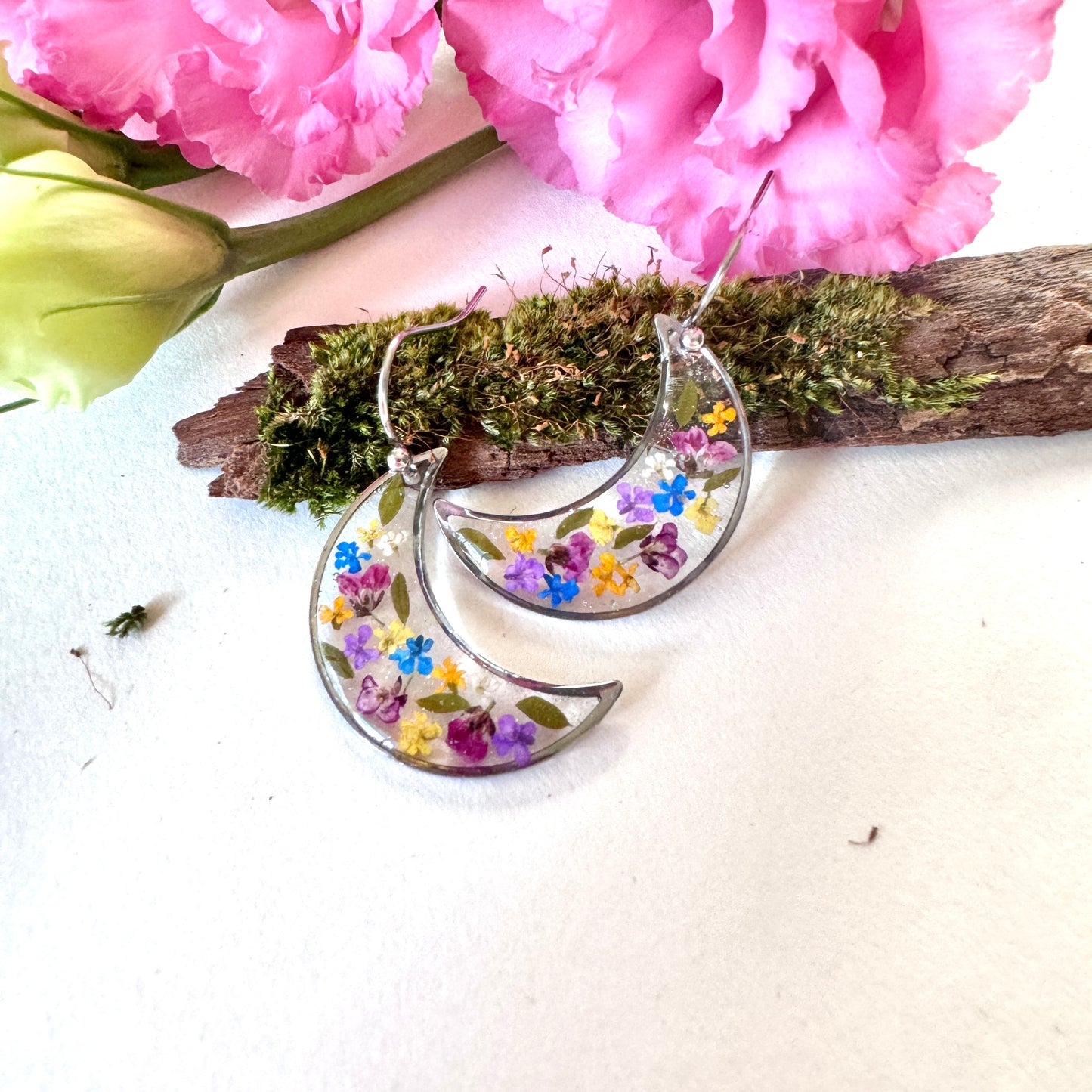 Big Moon Earrings