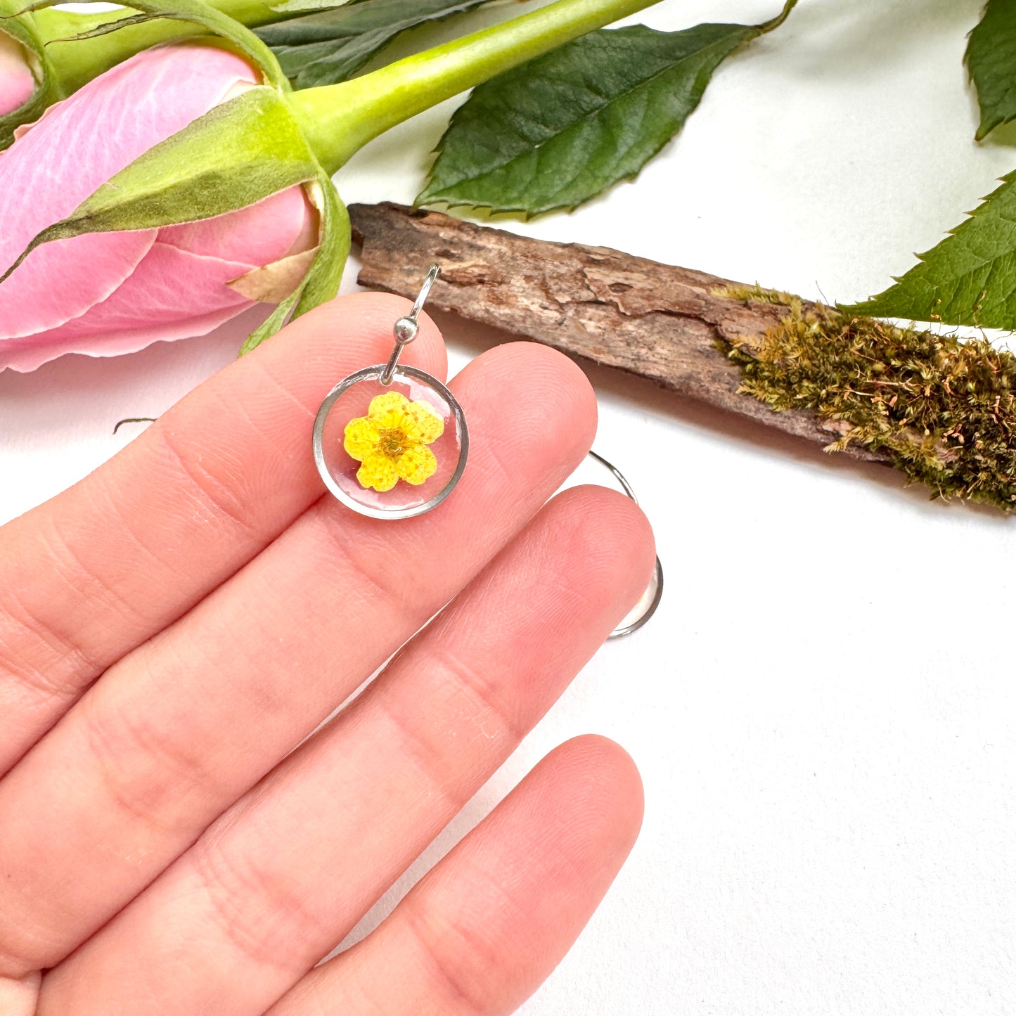 Buttercup Flower Earrings