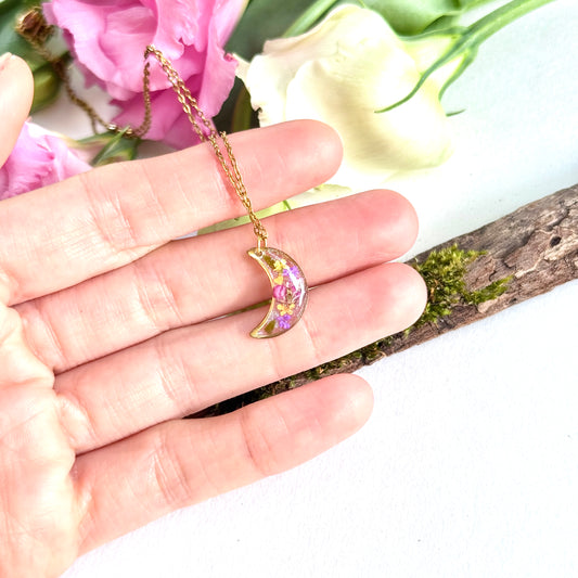 Small Moon Necklace