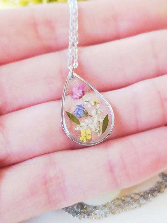 Garden Teardrop Necklace