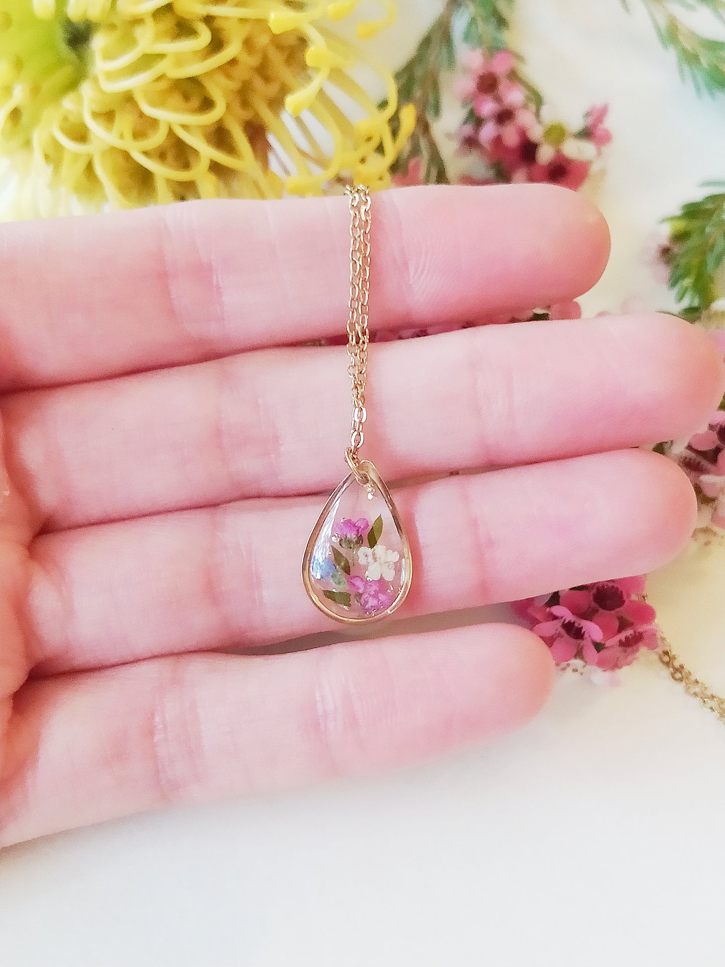 Lobularia small necklace