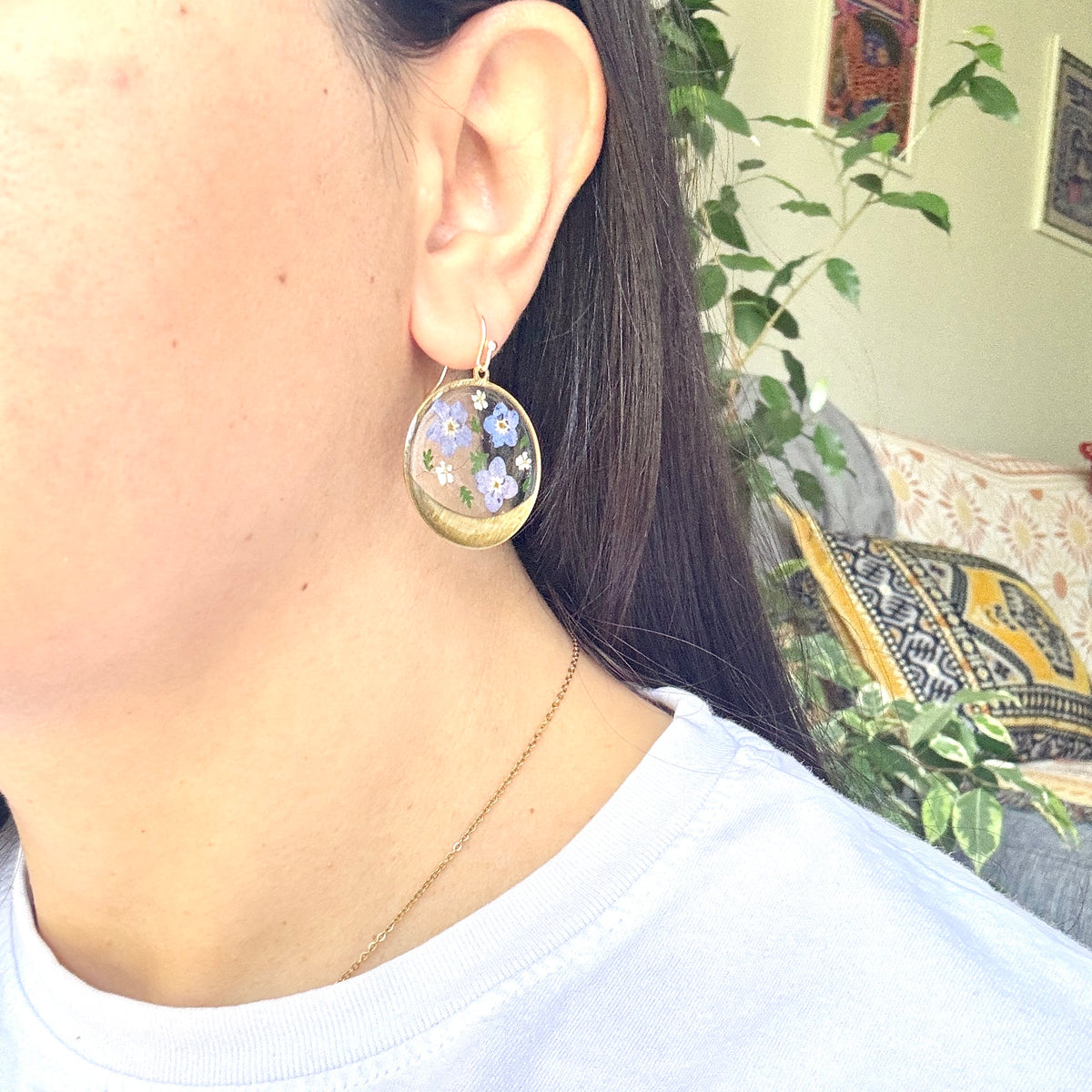 Forget Me Jacaranda Earrings