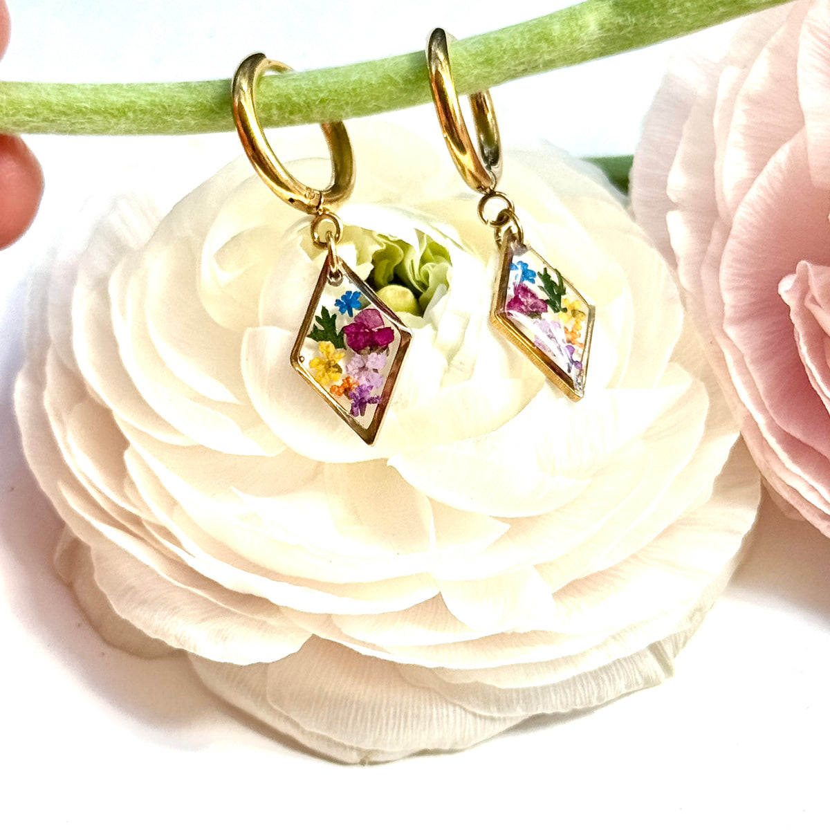 Diamond Cuff Earrings
