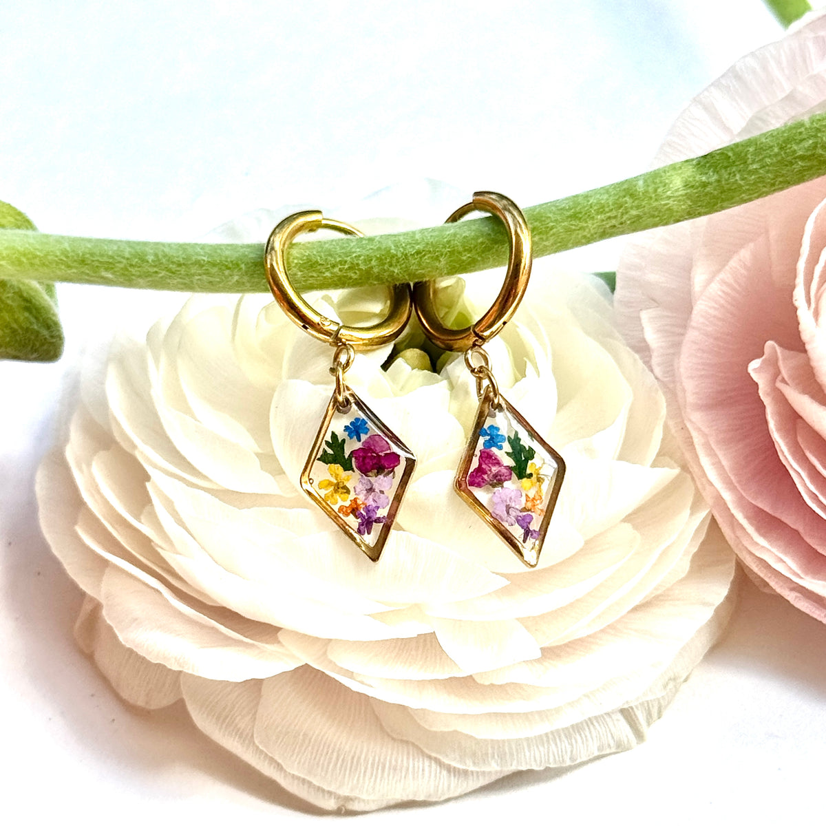 Diamond Cuff Earrings