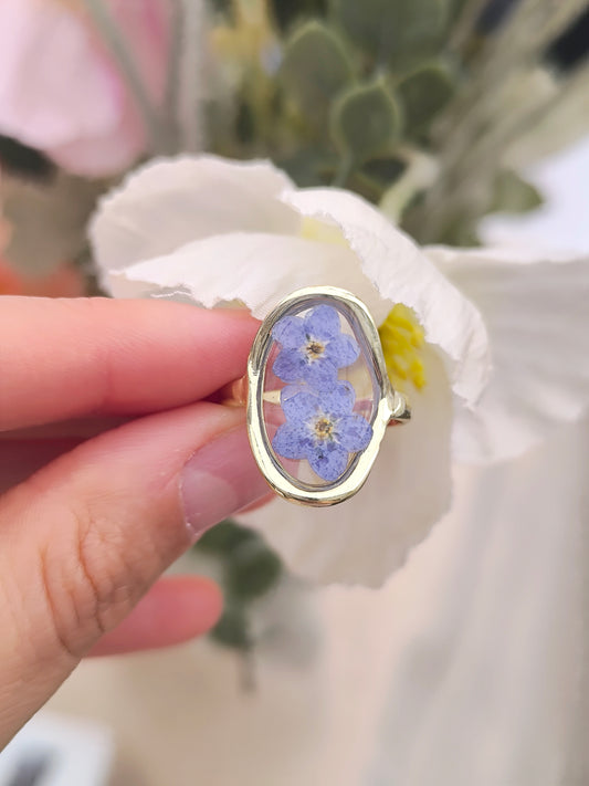 Bloomed Forget me Not Ring